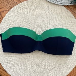 Tory Burch color-block swim top